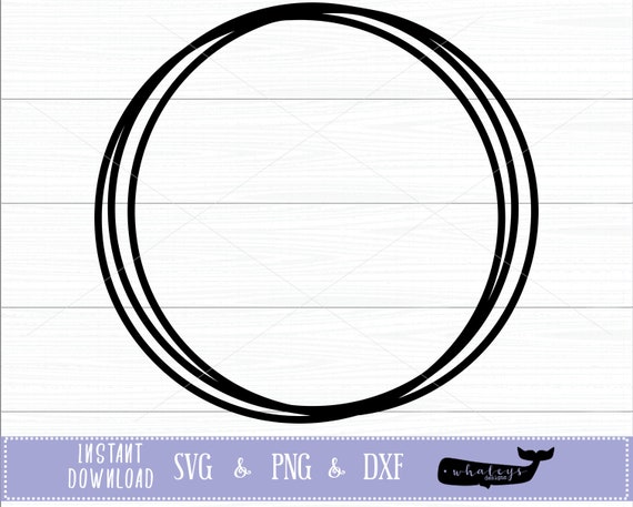 Download Circle SVG Wreath DXF Design Template PNG Cricut and | Etsy