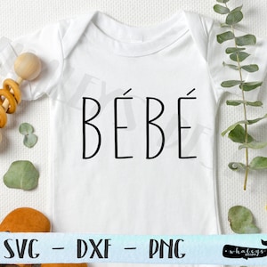 Bebe SVG, Franse DXF, Baby Aankondiging PNG, Onesie, Ziekenhuis, Coming Home, Schitt's Creek Silhouette Circuit Cut File