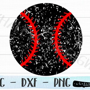 Grunge Baseball SVG, Ball Field DXF, Sports PNG, Batter Up Clip Art, Silhouette and Cricut Fut File
