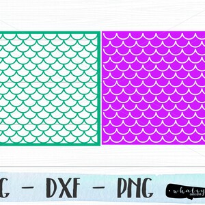 Mermaid Scale Pattern Paper SVG Summer DXF Swimming PNG - Etsy