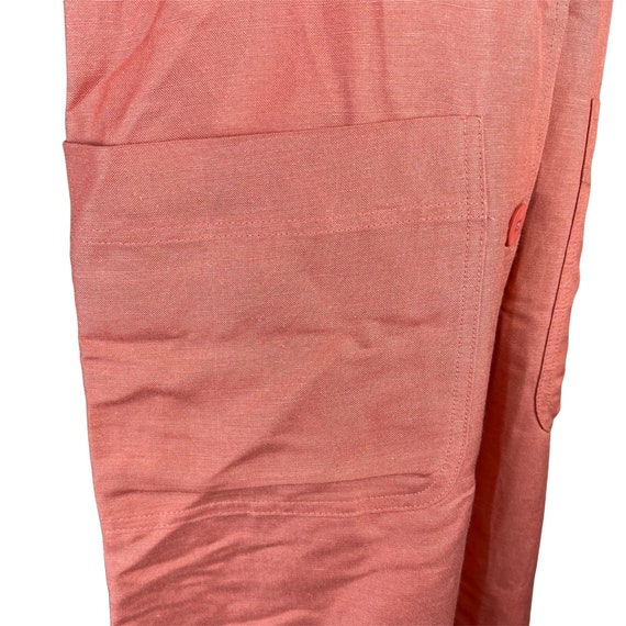 Moygashel Linen Shirt Dress Womans 6 Coral Button… - image 7