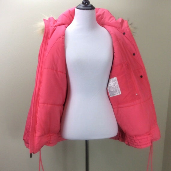 Vintage FERA Skiwear Jacket Womans 12 Pink Snow S… - image 5