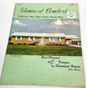 Catalogus vintage huisplannen Homes of Comfort 1961 Architecture