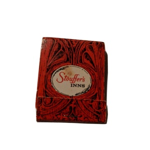 Vintage Matchbook Stouffers Inns Unstruck