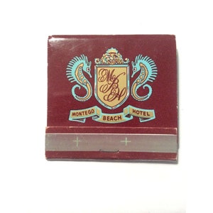Vintage Matchbook Montegeo Beach Hotel Jamaica Inn