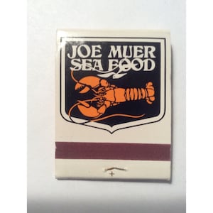 Vintage Matchbook Joe Muer Seafood Boca Raton Florida Unstruck