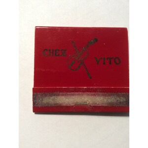Vintage Matchbook Chez Vito Restaurant New Yorks Most Romantic Room Unstruck