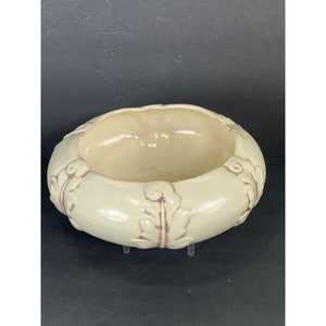 Vintage Red Wing RumRill Keramik Planter Elfenben Keramik Art Nouveau Acanthus Leaf 524