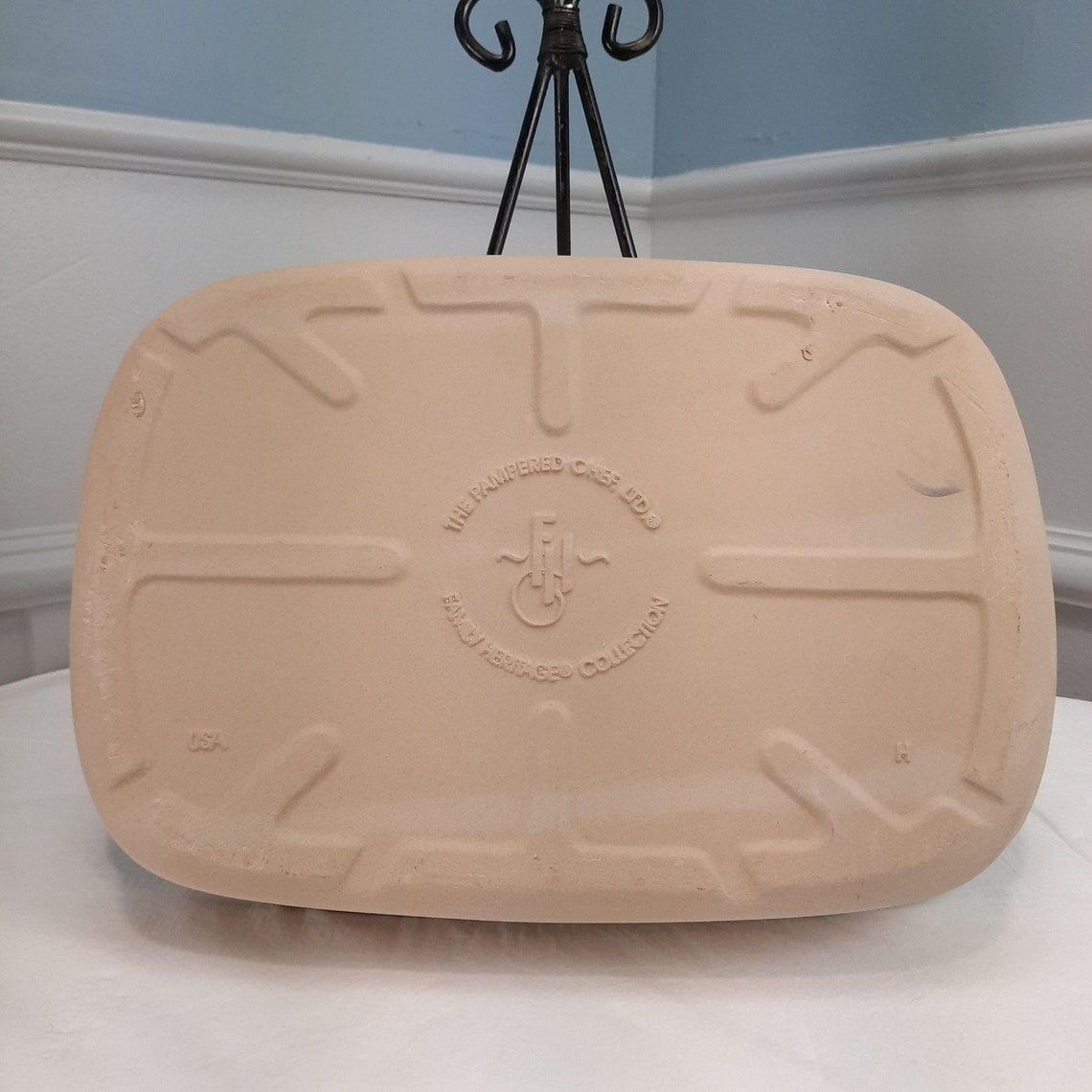 Pampered Chef Rectangular Baker Casserole Pan Stoneware 9 X 13 Etsy