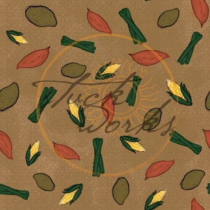 The Feast Seamless File - Seamless Pattern