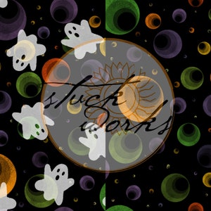 Vintage Halloween & Ghosts Bundle Seamless Files - Seamless Patterns