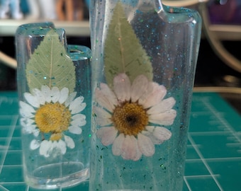 Margarita con cubiertas de encendedor de hojas