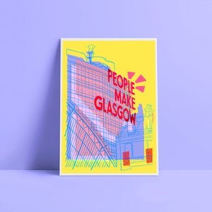 Mensen maken Glasgow