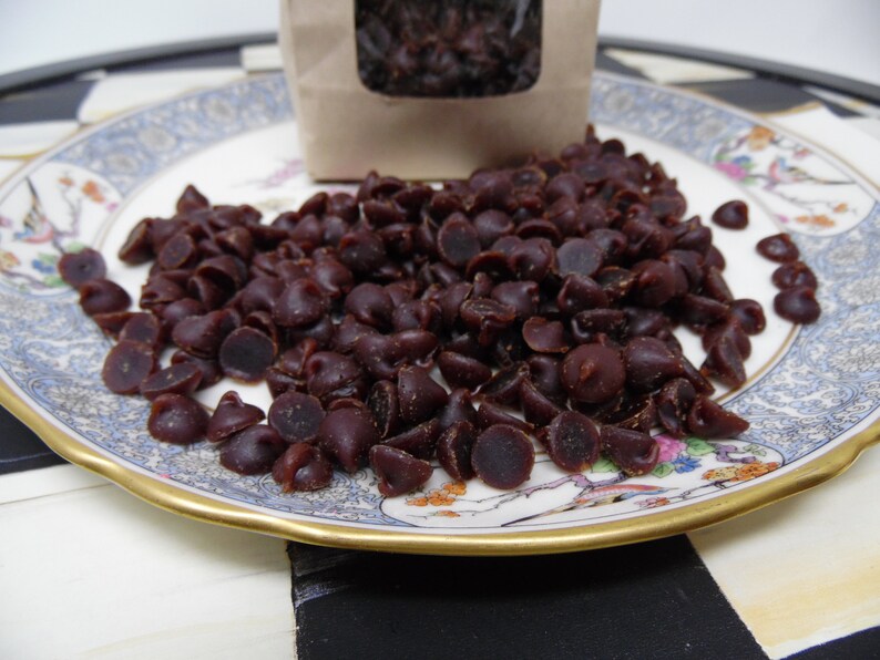 Wax chocolate chips 1/2 pound wax embeds bakery candle making Etsy