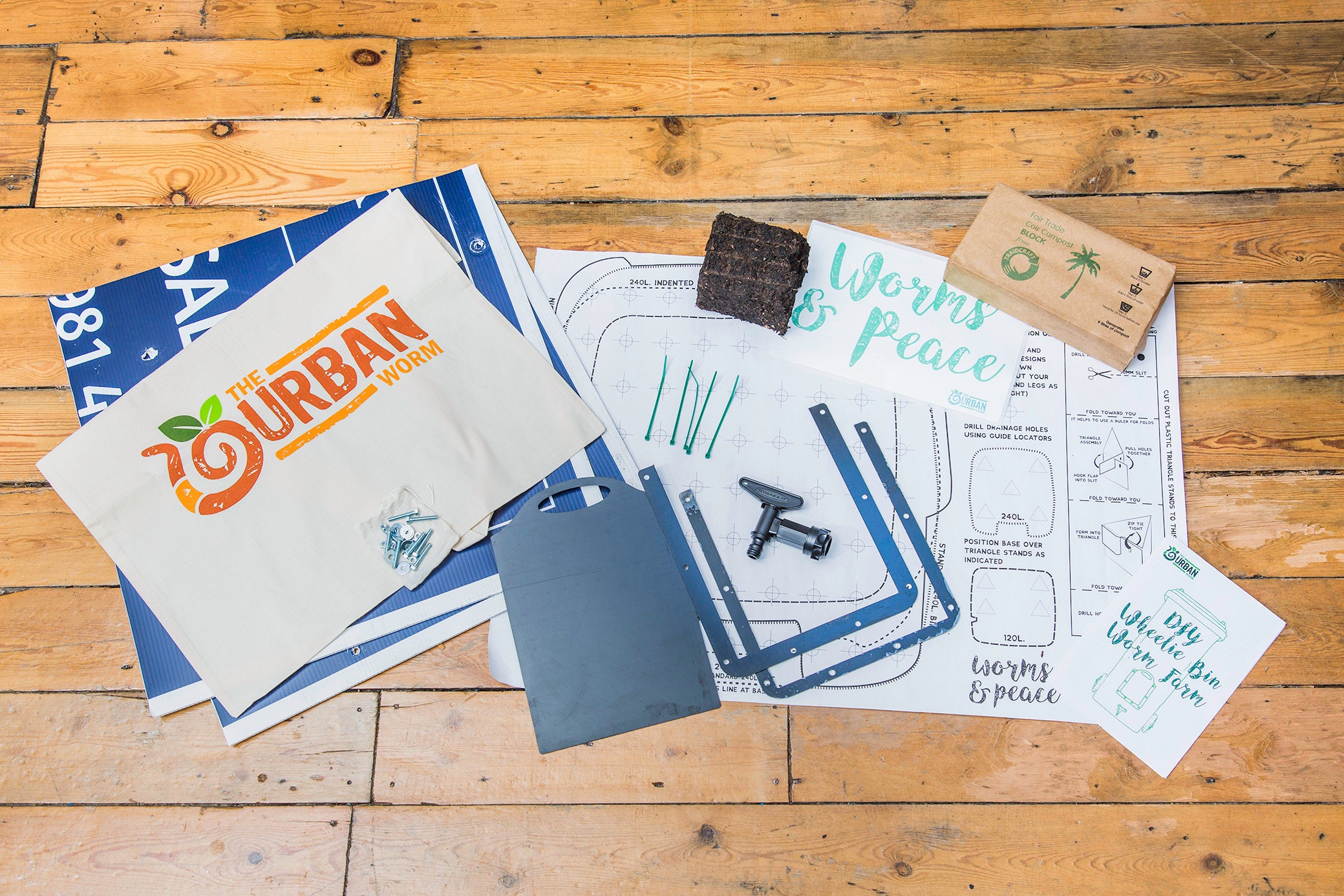 Wheelie Bin Worm Farm DIY Kit Etsy