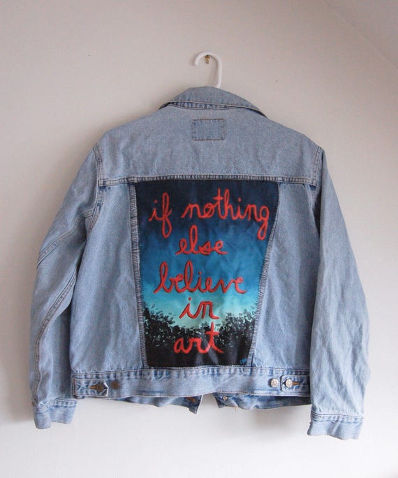 denim jacket back