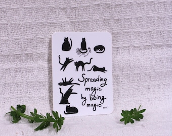 Cat Magic Sticker