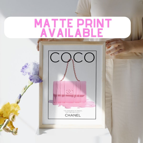Coco Chanel Poster - Etsy