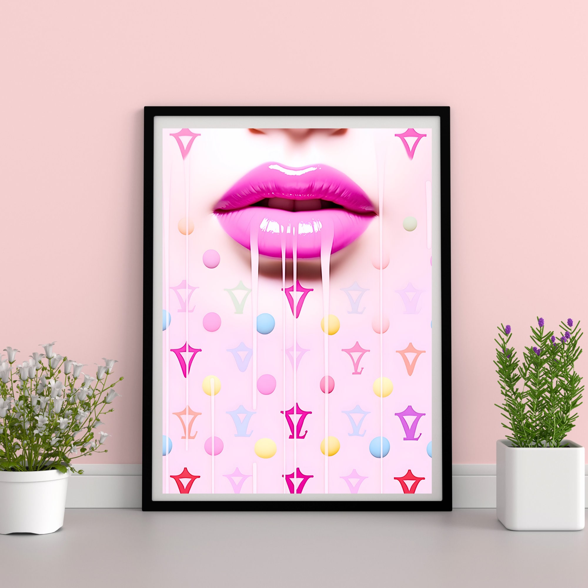 Louis-Vuitton-Bag-Pop-Art-Print - BIG Wall Décor