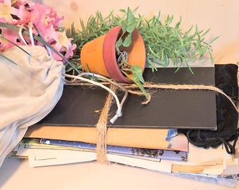 Junk Journal, junk journal kit,  scrapbook supplies, junk journal Embellishments,  junk journal vintage,