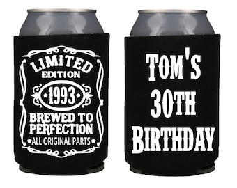 Whiskey Can Cooler 30th Birthday Bachelor Weekend Unique Bachelor Party Ideas  Bachelor Party Can Cooler Bachelor Party Custom Can Cooler