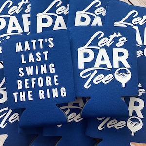 Golf Bachelor Party Can Lets Partee Can Coolers Party Favor Golfing Bachelor Party Favor Bachelor Party Favor Bachelor Party Can Cooler