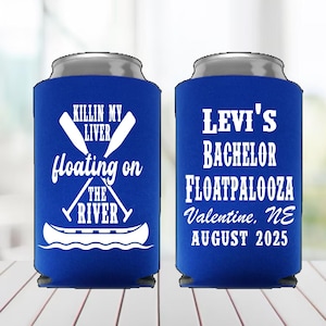 Killin My Liver Can Cooler, Personalized River Trip Koozie, River Party Favor, Girls River Trip, Floating The River, River Bachelor Party