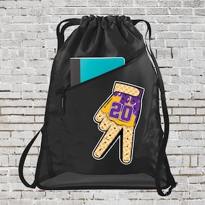 Baseball Back Pack, Personalized Number Backpack, Baseball Player Bag, Custom Ice Cream Drip Gloves, Baseball Travel Bag, Ice Cream Drip Bag