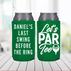 Slim Can Lets Partee Can Coolers Personalized Bachelor Party Favor Golfing Bachelor Party Favor Bachelor Party Favor Bachelor Party Can