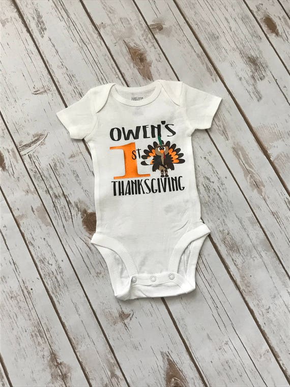 my first thanksgiving onesie