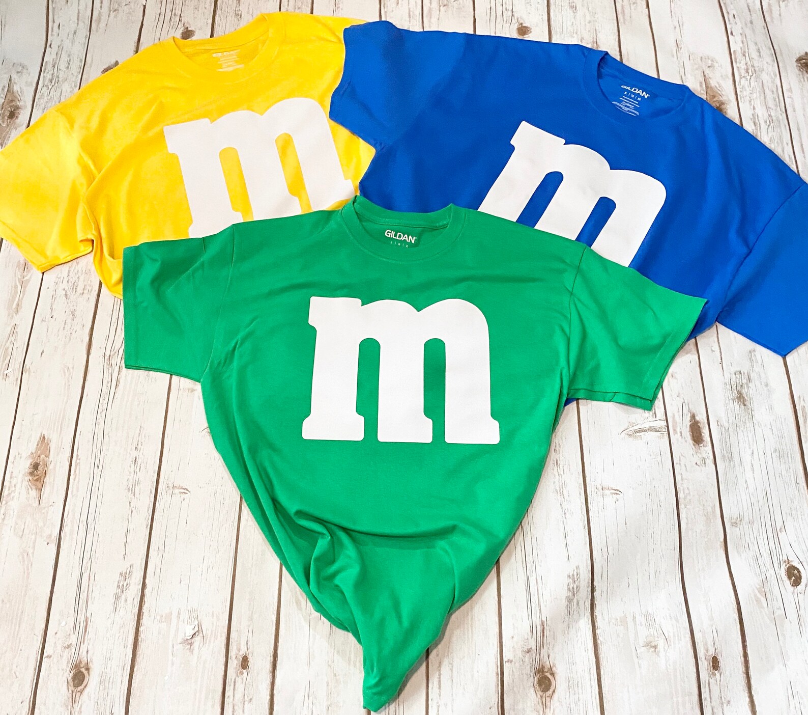 m&m shirt decal