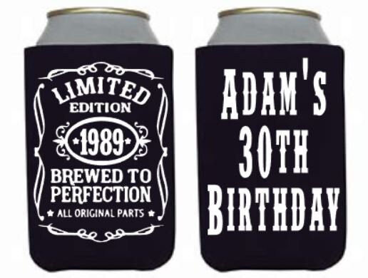 Whiskey Can Cooler 30th Birthday Bachelor Weekend Unique Bachelor Par…