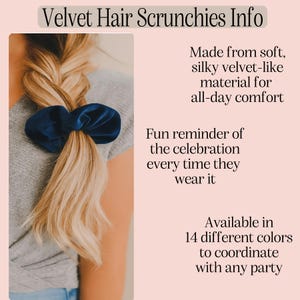 Same Pinot Forever Velvet Scrunchie: Bachelorette Party Favor image 8
