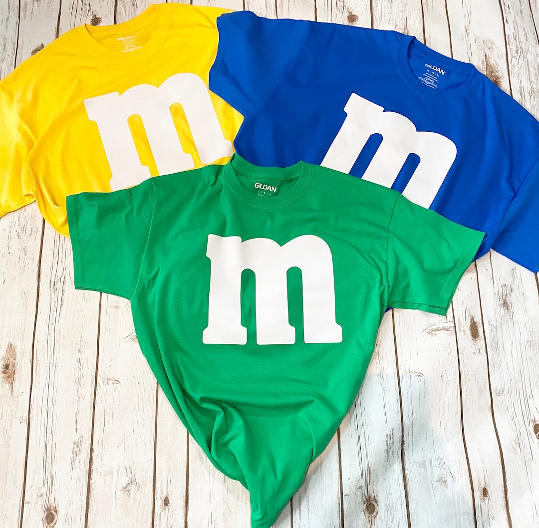  M&M Family Shirts - personalized group costumes, halloween  shirts for adults, matching halloween costumes for family, custom party  shirts, m&m shirt : Handmade Products