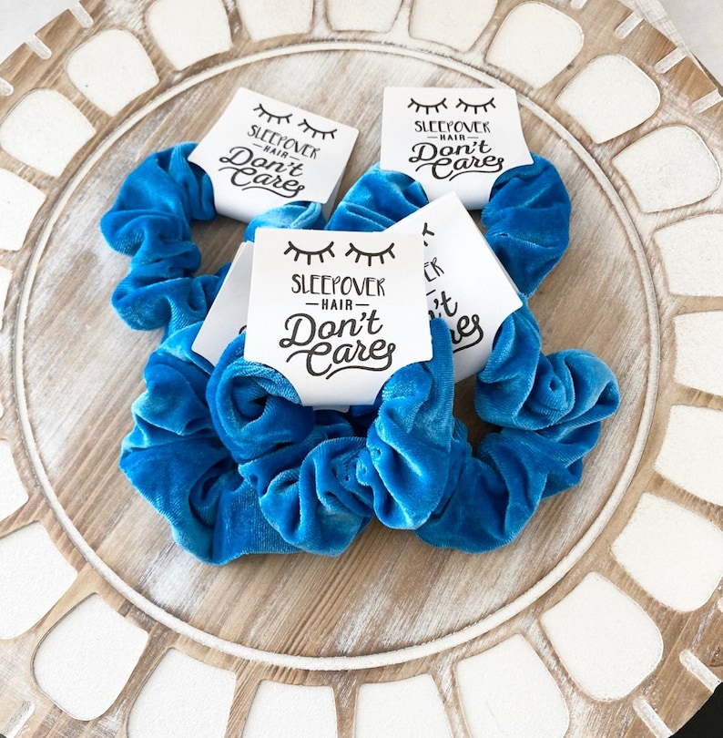 Slumber Party Favor Sleepover Party Favors for Girls Scrunchie Etsy