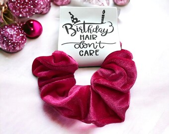 Cadeaux d'anniversaire pour fille chouchou, chouchous cheveux indifférents pour anniversaire, cadeaux de fête pour filles, cadeau d'anniversaire tendance, ensemble Life of a Birthday girl