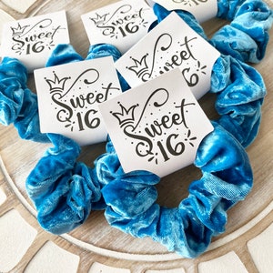 Sweet 16 Party Favor Sleepover Party Favors for Girls Scrunchie Slumber Party Favors for Tweens Birthday Party gift