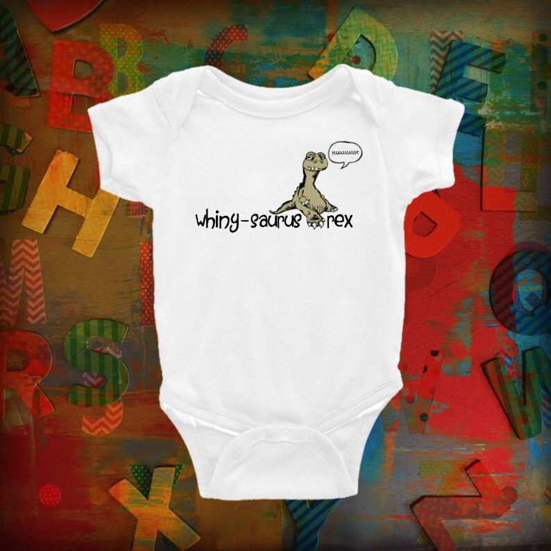 Dinosaur Onesie Funny Baby Shower Gift New Baby Gift Etsy