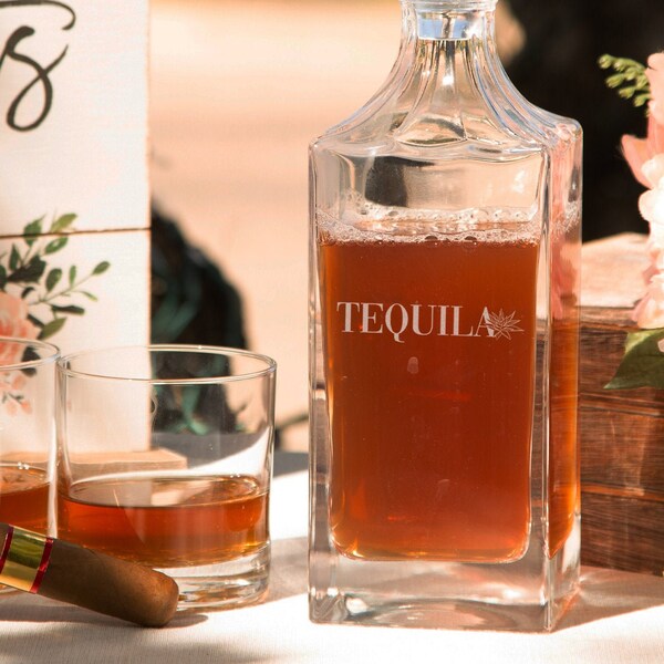 Tequila Decanter Set Etsy