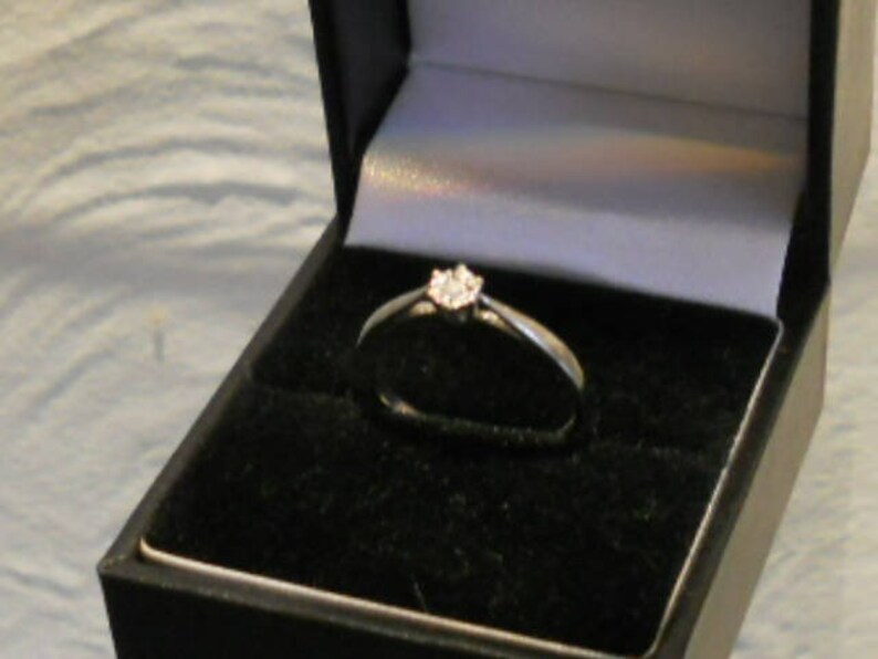 9ct White Gold Diamond ring