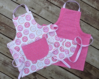 Reversible, Adjustable, Child Apron, Toddler Apron