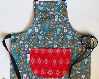 Reversible, Adjustable, Child Apron, Toddler Apron