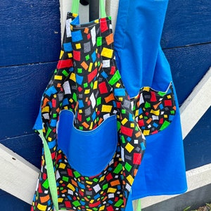 Reversible, Adjustable, Child Apron, Toddler Apron