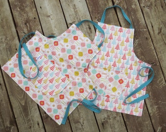 Reversible, Adjustable, Child Apron, Toddler Apron