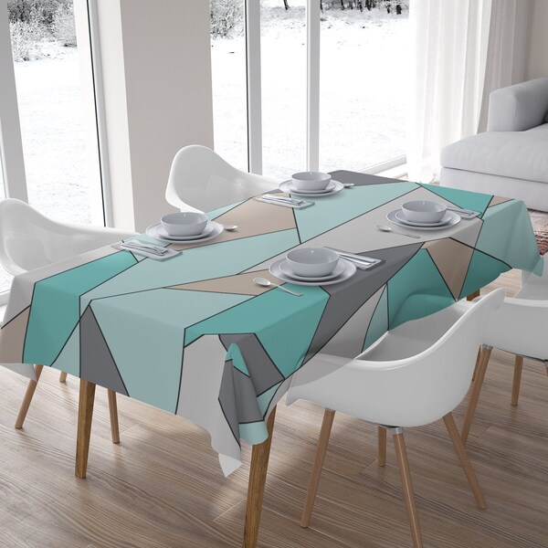 Modern Tablecloth Etsy