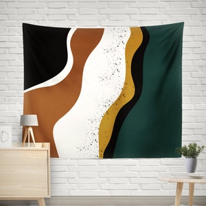 Line Art Wall Tapestry Line Art Wall Art Retro Art Tapestry
