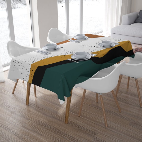 Modern Tablecloth Etsy
