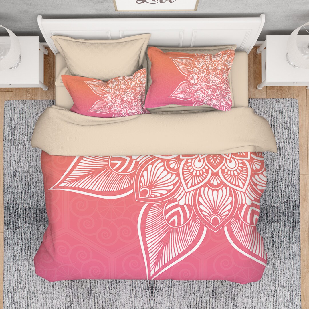 Mandala Comforter Boho Comforter Indian Spirit Duvet Etsy