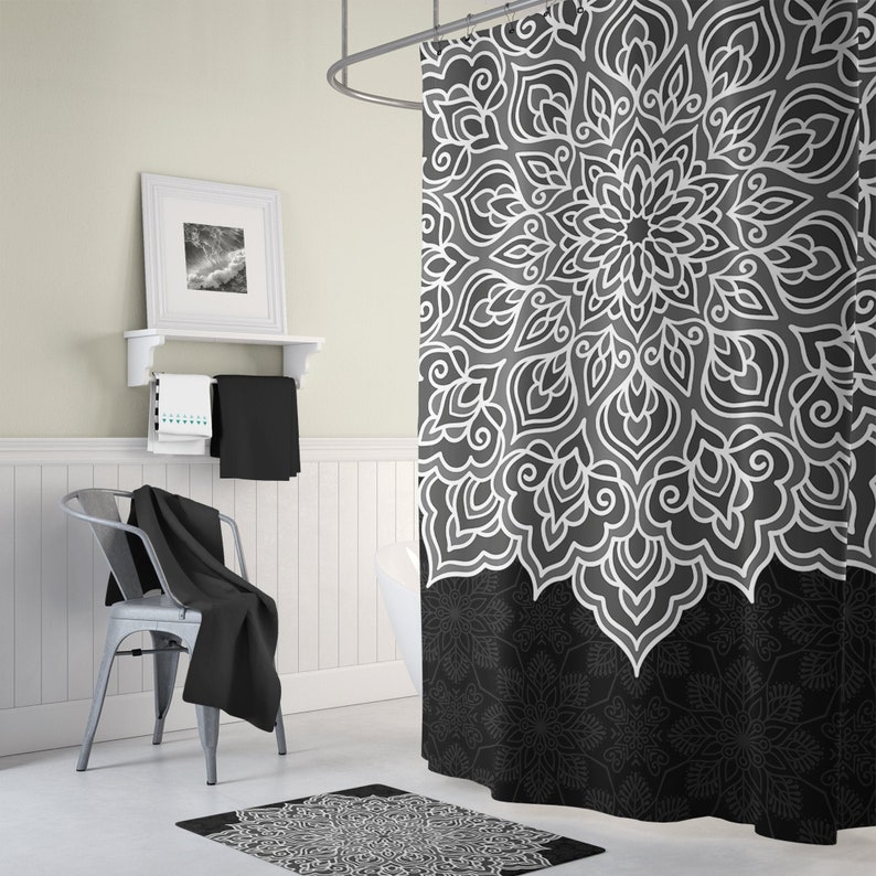 white bathroom mat set