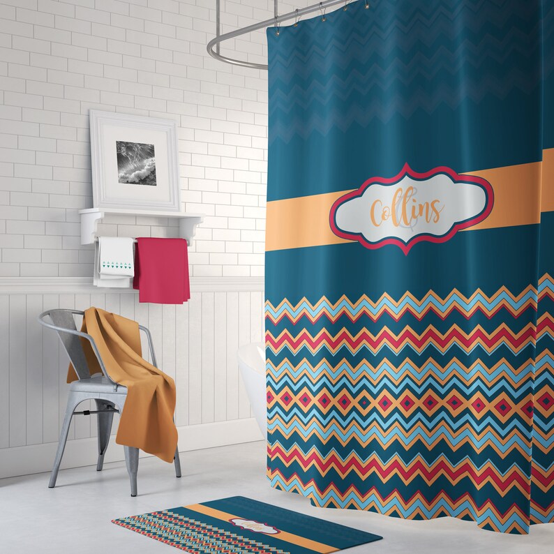 Customized Bathroom Set Custom Name Bath Mat Personalized Etsy